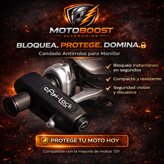 ⚡ Candado Para Moto Manubrio Seguridad