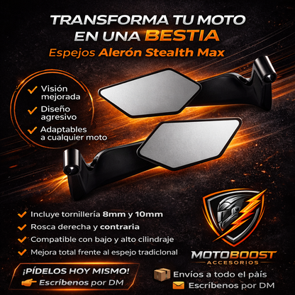 ⚡ ESPEJOS ALERÓN STEALTH MAX