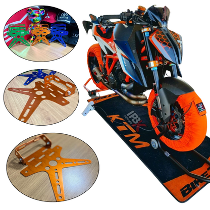 ⚡ PORTAPLACA RIZOMA RETRÁCTIL DISEÑO + SEGURIDAD + ESTILO