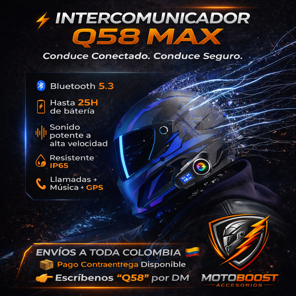 ⚡ INTERCOMUNICADOR Q58 MAX