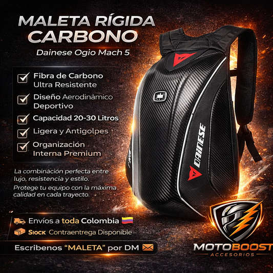 ⚡MALETA DAINESE MOTO POTECCIÓN CARBONO